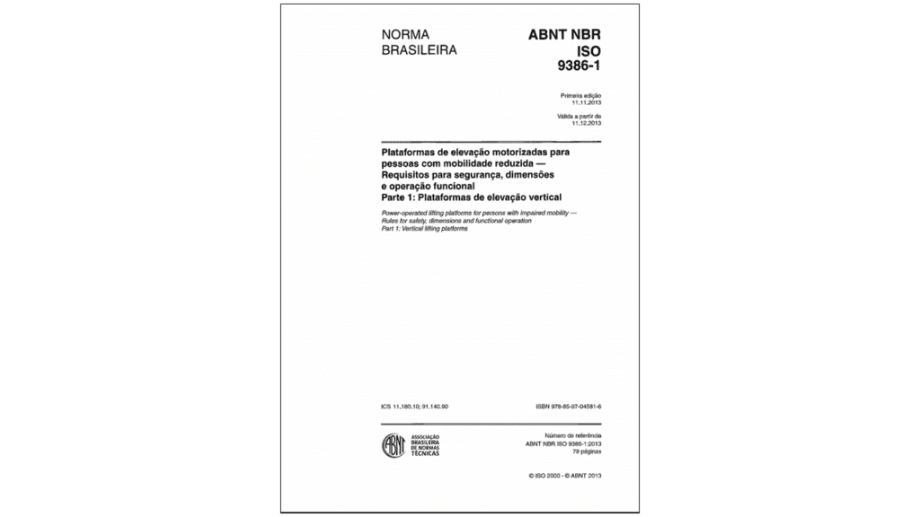 ABNT NBR ISO 9386-1